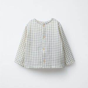 ZARA Plaid Textured Shirt